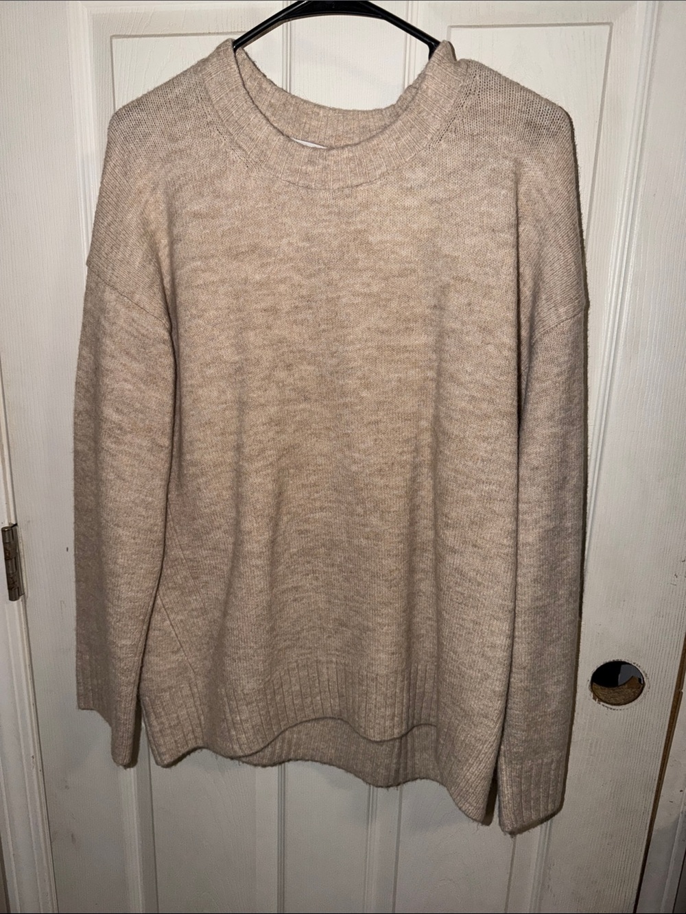 Rachel Zoe Crewneck Sweater in Light Beige